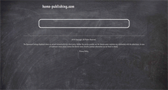 Desktop Screenshot of home-publishing.com